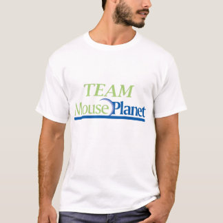 チームMousePlanetの男性microfiberの一重項 Tシャツ