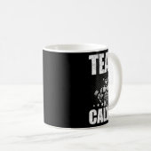 チームNoカルブボディビル重量挙げトレーニング コーヒーマグカップ (正面右)