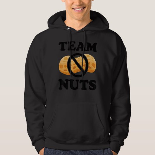 チームNo Nuts一致ベビー性別Reveal NutsまたはN パーカ (正面)
