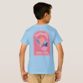 チームNuBurdユースティー – 青 Tシャツ (裏面フル)