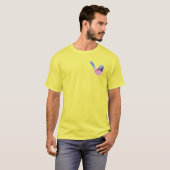チームNuBurd大人ティー – 黄色 Tシャツ (正面フル)