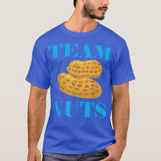 チームNutsチーム男の子おもしろい性別745を明らかにする Tシャツ