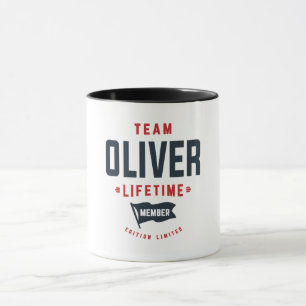 チームOliver Lifetimeメンバおもしろいー名Oliver マグカップ