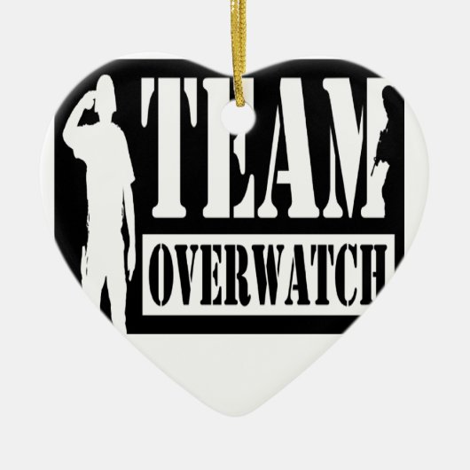 チームOverwatch セラミックオーナメント (正面)