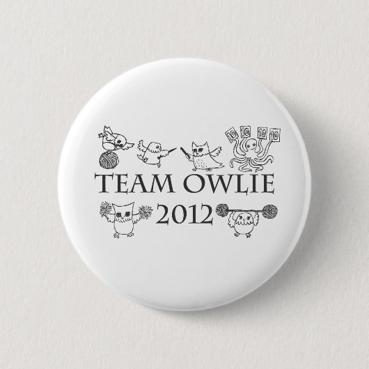 チームowlie 2012 缶バッジ (正面)