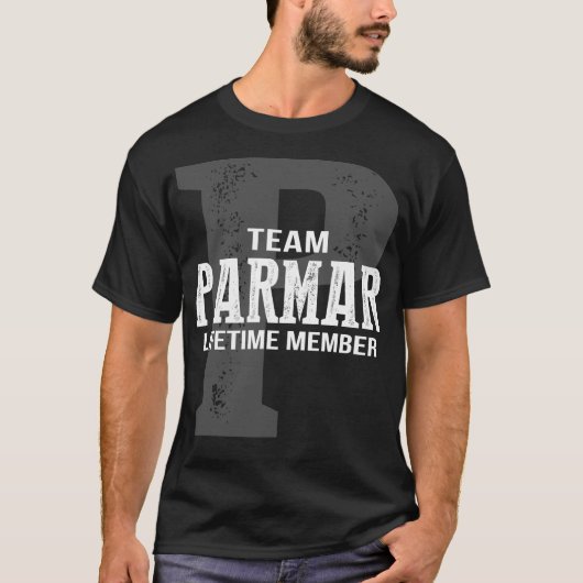 チームPARMARライフタイムメンバー Tシャツ (正面)