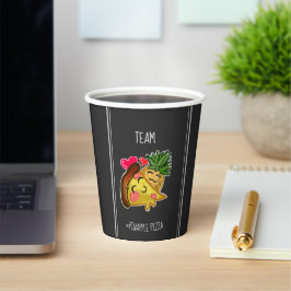 チームPinappleピザ 紙コップ