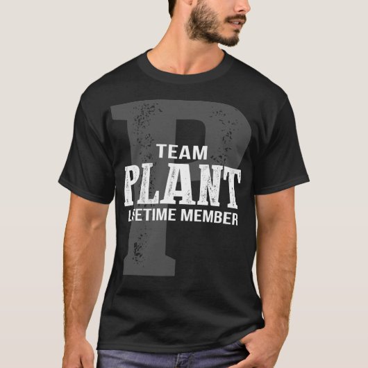チームPLANTライフタイムメンバ Tシャツ (正面)