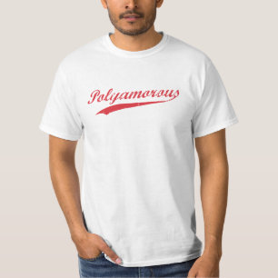 チームPolyamory Polyamorousおよび誇りを持った Tシャツ