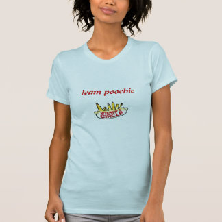 チームpoochie wiener.sの円のティー tシャツ