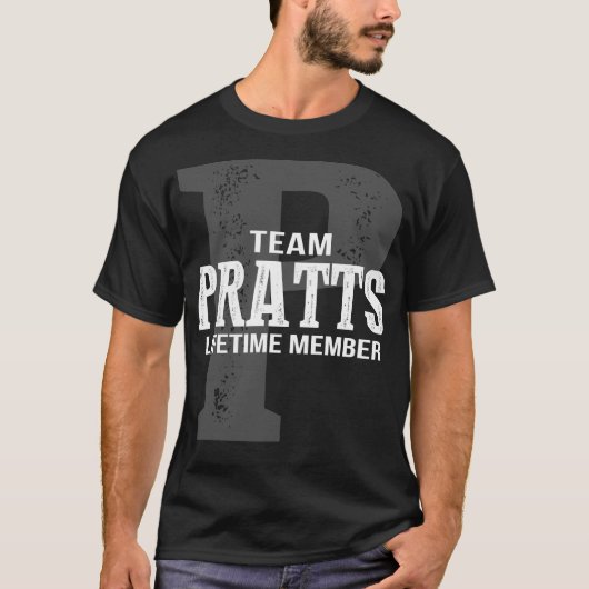 チームPRATTSの有効期間メンバ Tシャツ (正面)
