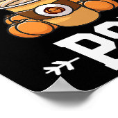 チームPSLかわいいカボチャのスパイスラテ恋人秋オータム ポスター (角)