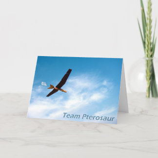 チームPterosaurのサンキューカード サンキューカード
