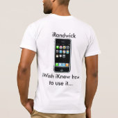 チームQUON iRandwick Tシャツ (裏面)