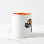 チームRedcat TR-MT10Eのコーヒー・マグ-オレンジ及び白 マグカップ (中央)