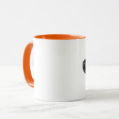 チームRedcat TR-MT10Eのコーヒー・マグ-オレンジ及び白 マグカップ (正面左)