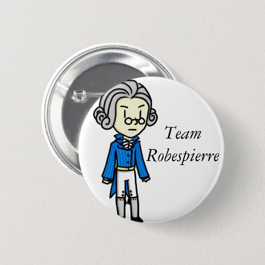 チームRobespierre Pin 缶バッジ (正面&裏面)