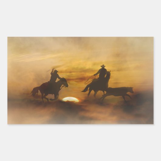 チームRopingスタンプ 長方形シール (正面)