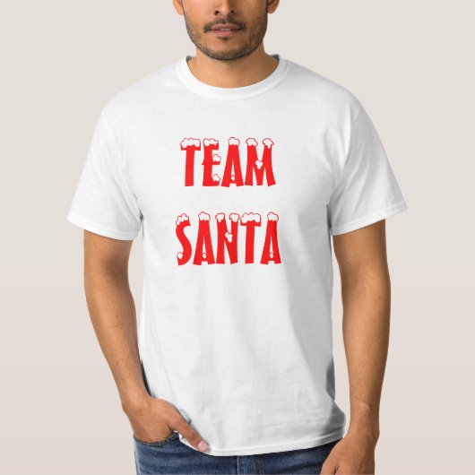 チームSanta – 大人 Tシャツ (正面)