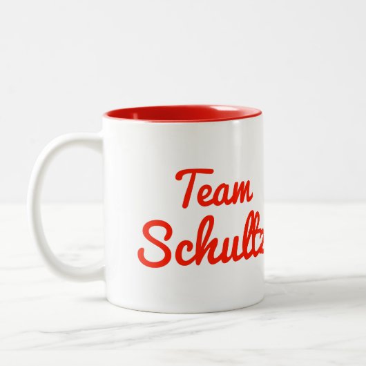 チームSchultz ツートーンマグカップ (左)