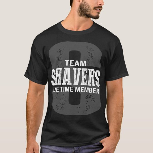 チームSHAVERS終身会員 Tシャツ (正面)