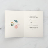 チームSheかチームHe - 性別発表招待状 カード (内部)