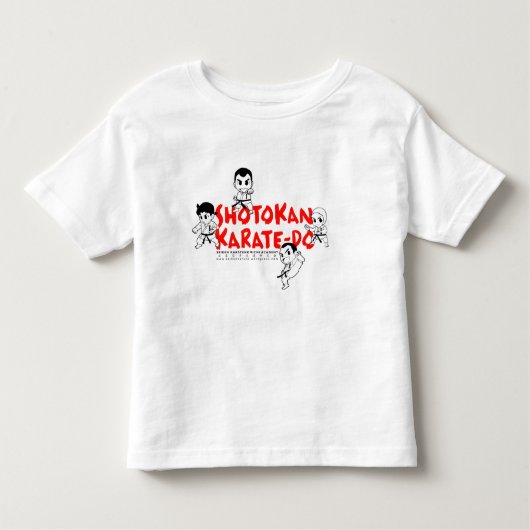チームSHOTOKAN子供のティー トドラーTシャツ (正面)