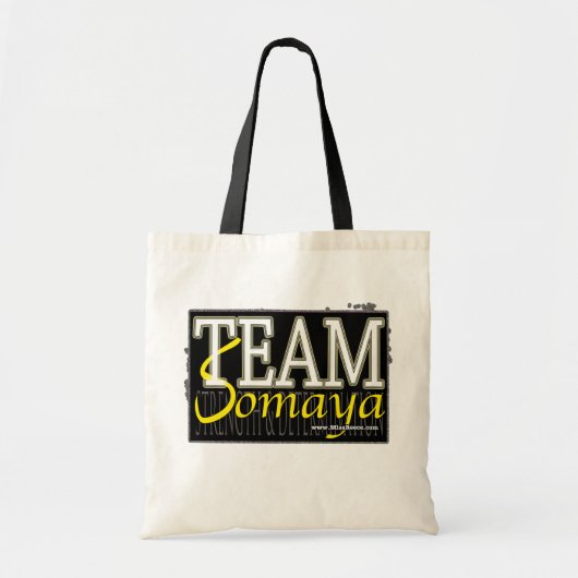 チームSOMAYA -黒 トートバッグ (正面)