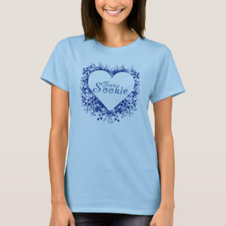 チームsookie (青いハート) tシャツ