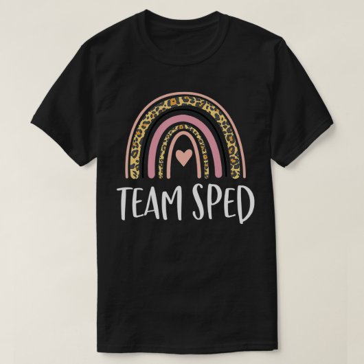 チームSPED先生ボホレインボー新学期 Tシャツ (デザイン正面)