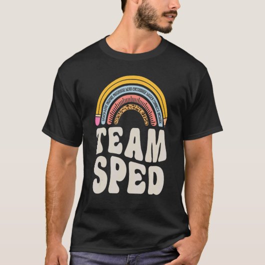 チームSPED先生特別教育推進員Wom Tシャツ (正面)
