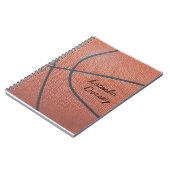 チームSpirit_Basketballのtexture_Autographのスタイル ノートブック (左側)
