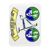 チームSRS!2018 MDBRカーマグネット マグネット (縦)