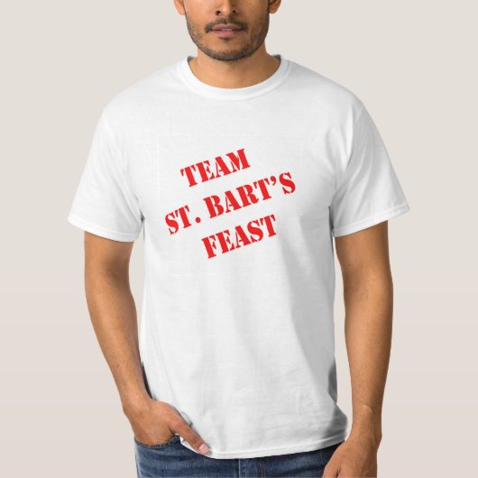 チームSt Bartの饗宴 Tシャツ (正面)