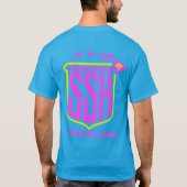 チームTシャツ (ピンク＆イエロー) Tシャツ (裏面)
