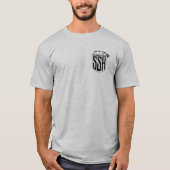 チームTシャツ (黒と銀) Tシャツ (正面)