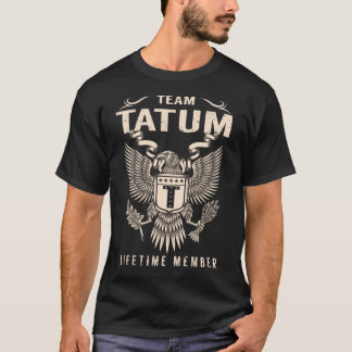 チームTATUM有効期間メンバー Tシャツ
