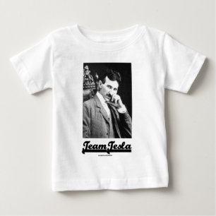 チームTesla (ニコラ・テスラ) ベビーTシャツ