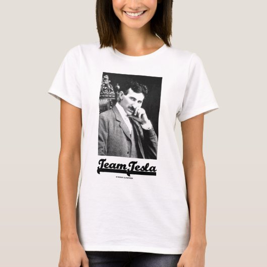 チームTesla (ニコラ・テスラ) Tシャツ (正面)