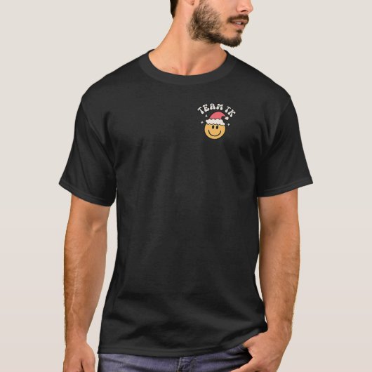 チームTK先生デイジークリスマスTKチーム女性子供 Tシャツ (正面)