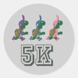 チームTurtle 5K ラウンドシール