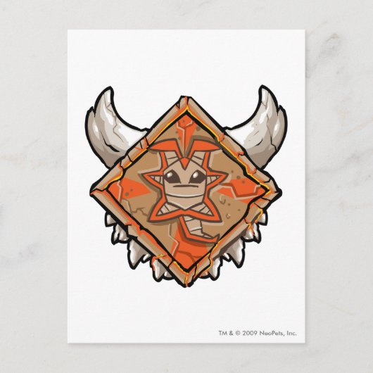 チームTyranniaのロゴ ポストカード (正面)