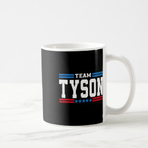 チームTysonライフタイムメンバーファミリー姓Tyson コーヒーマグカップ
