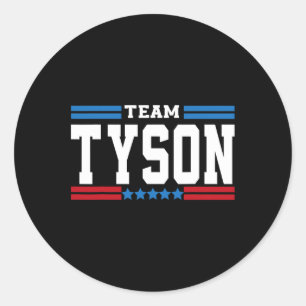 チームTysonライフタイムメンバーファミリー姓Tyson ラウンドシール