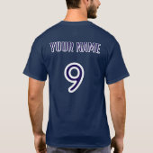 チームUSAサッカーサポーターティー Tシャツ (裏面)