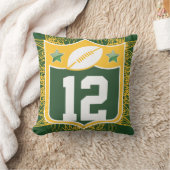 チームUSAスポーツグリーンベイウィスコンシンサッカー クッション (ブランケット)