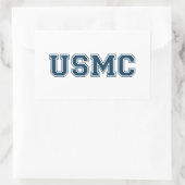 チームUSMC 長方形シール (バッグ)