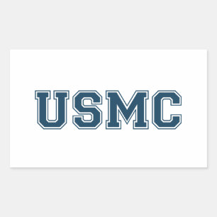 チームUSMC 長方形シール