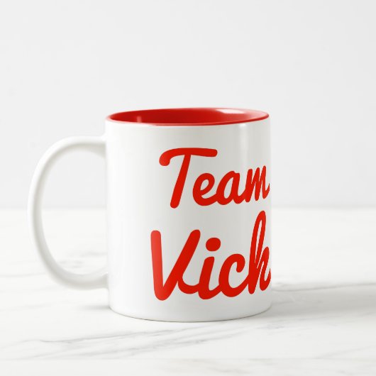 チームVick ツートーンマグカップ (左)