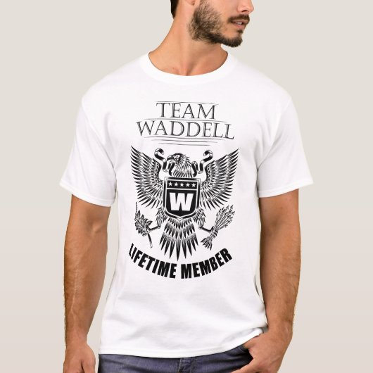 チームWaddell Lifetimeメンバー Tシャツ (正面)